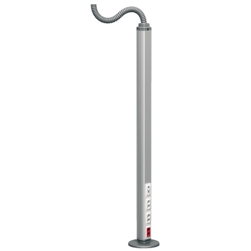 OptiLine 70 - pole - free-standing - two-sided - natural - 2420 mm