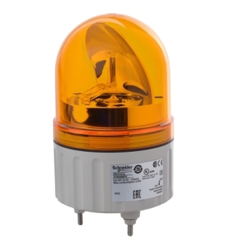 84mm baliza giratoria  laranja 24vac-dc