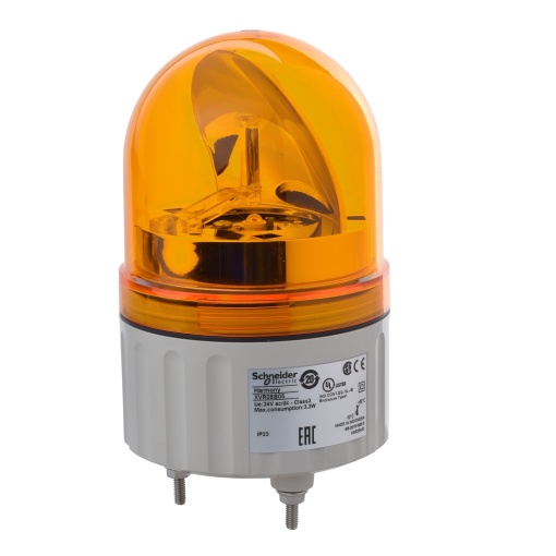 84mm baliza giratoria  laranja 24vac-dc
