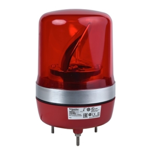 106mm baliza giratoria  red 24vac-dc