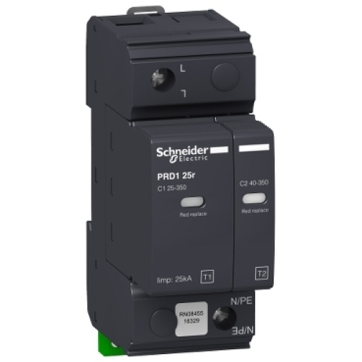 Descarregador de sobretensões PRD1 25r 1P  Tipo 12