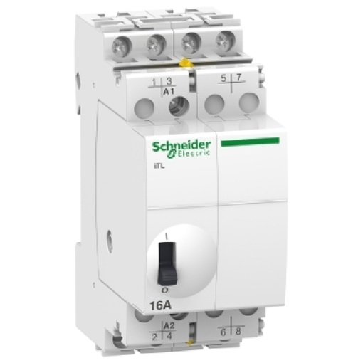 telerruptor TL - 4 pólos - 4 NA - 16 A - bobina 230240 V 5060 Hz