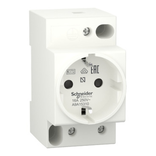 DIN socket iPC - 2PE - 16A - 250VAC - KEMA VDE 0620 - german std