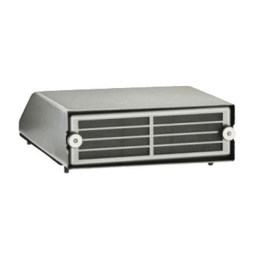 Stainless steel cover cut-out 125x125mm with filter IP55