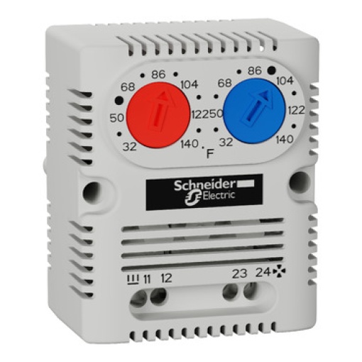 ClimaSys CC - double thermostat 250V - range of temperature 060C - 1NONC - F