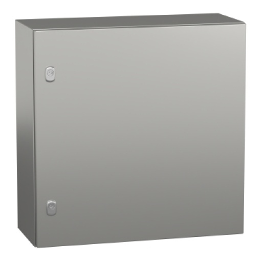 SPACIAL S3X stainless 316L, Scotch Brite finish, H600xW600xD250 mm.