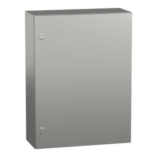 SPACIAL S3X stainless 316L, Scotch Brite finish, H800xW600xD250 mm.