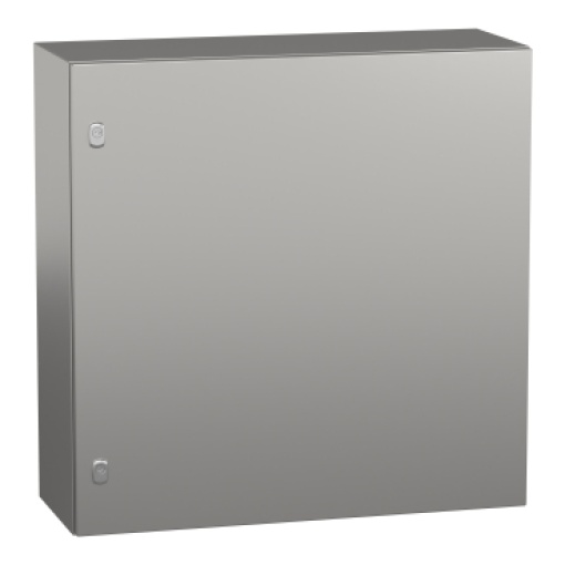 SPACIAL S3X stainless 316L, Scotch Brite finish, H800xW800xD300 mm.