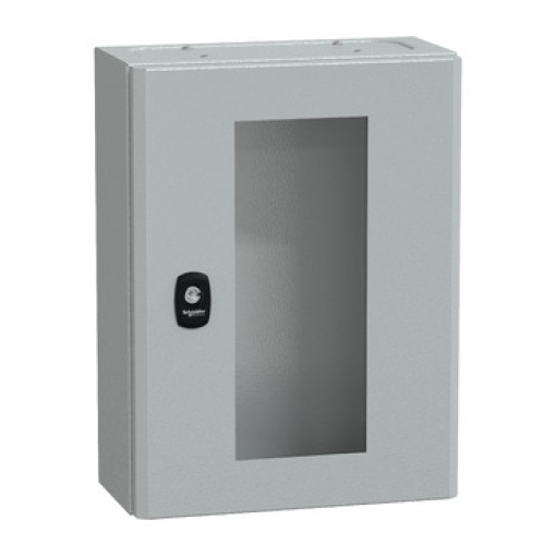 Spacial S3DM H400xW300xD150.IP66 IK10 RAL7035. top and bottom.
