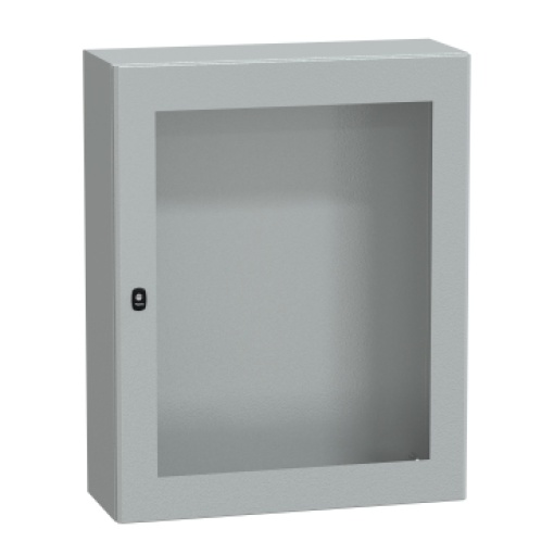 Spacial S3D tspt door wo mount.plate. H1000xW800xD300 IP66 IK08 RAL7035.