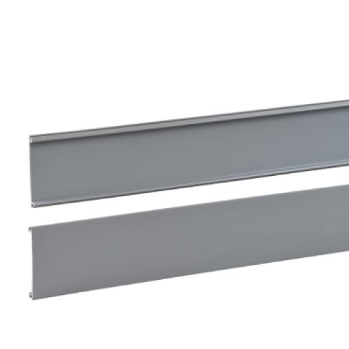 Comprimento da placa obturadora 1100mm, cor RAL 7035