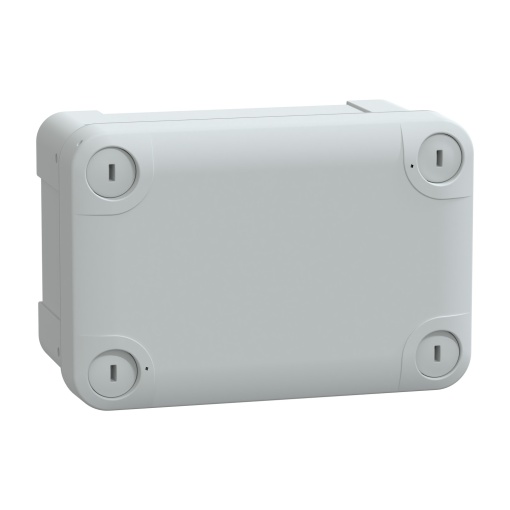 Caixa ABS IP66 IK07 RAL7035 Int.H125W80D65 Ext.H138W93D72 Cobertura opaca H20
