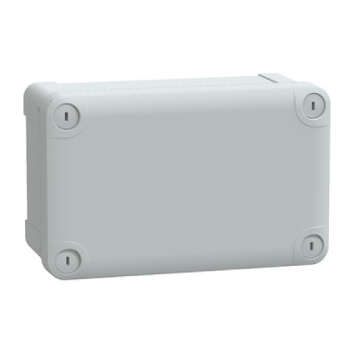 ABS box IP66 IK07 RAL7035 Int.H175W105D80 Ext.H192W121D87 Opaque cover H20