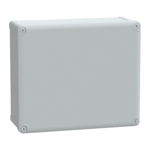 ABS box IP66 IK07 RAL7035 Int.H325W275D120 Ext.H341W291D128 Opaque cover H20