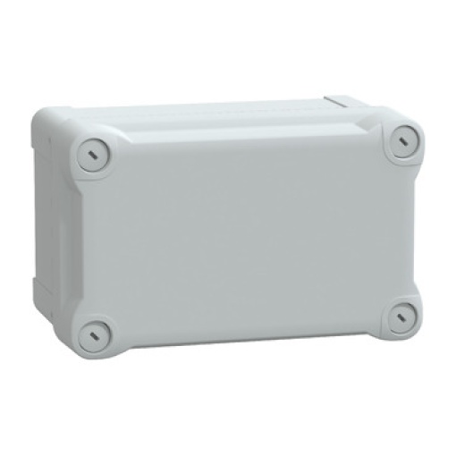 PC box IP66 IK08 RAL7035 Int.H175W105D100 Ext.H192W121D105 opaque PC cover H40