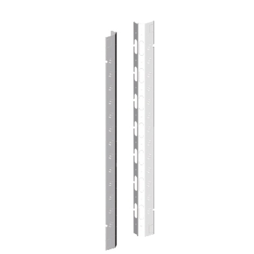 Actassi - trim strip - knock-out cable entries - 42U