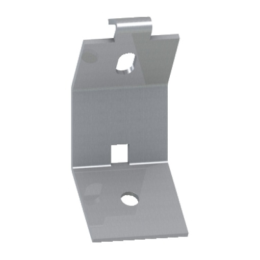 Cable ducting support, made of galvanised steel. Packaging unit 10 pieces