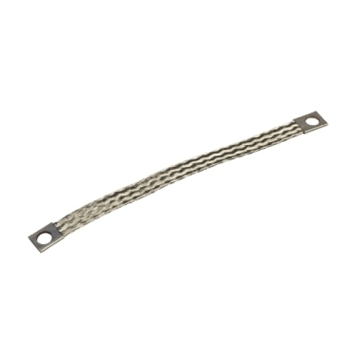Earth braids section 10mm², length 150mm, eyelet hole 6,4mm. Packaging unit 10.
