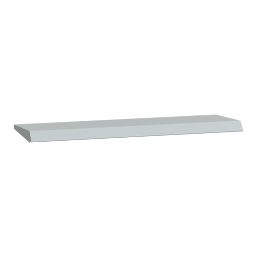 Spacial WM enclosure canopy W800xD300 Colour RAL7035.. Fixings supplied.