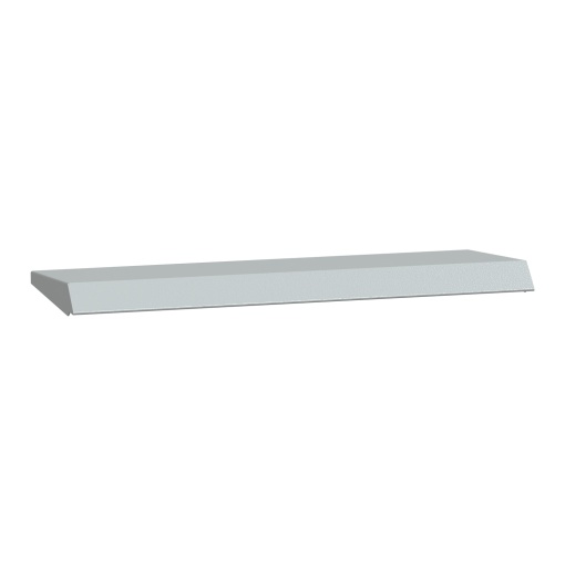 Spacial WM enclosure canopy W600xD250 Colour RAL7035.. Fixings supplied.