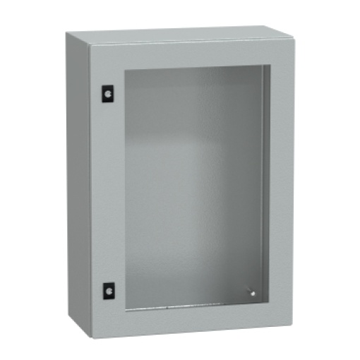 Spacial CRN tspt door wo mount.plate. H700xW500xD250 IP66 IK08 RAL7035..