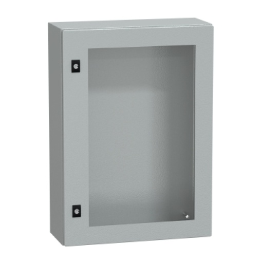 Spacial CRN tspt door wo mount.plate. H700xW500xD200 IP66 IK08 RAL7035..