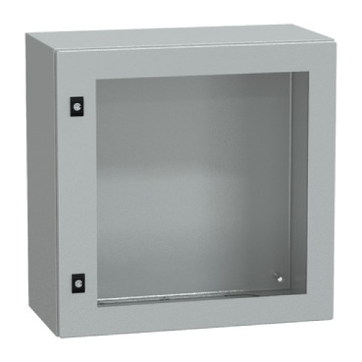 Spacial CRN tspt door wo mount.plate. H600xW600xD300 IP66 IK08 RAL7035..