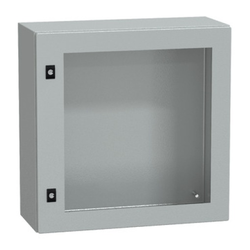 Spacial CRN tspt door wo mount.plate. H600xW600xD250 IP66 IK08 RAL7035..