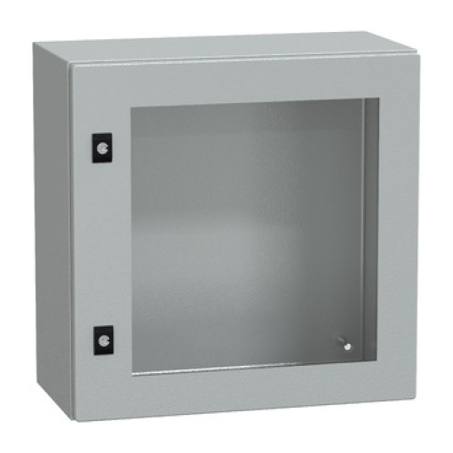Spacial CRN tspt door wo mount.plate. H500xW500xD250 IP66 IK08 RAL7035..