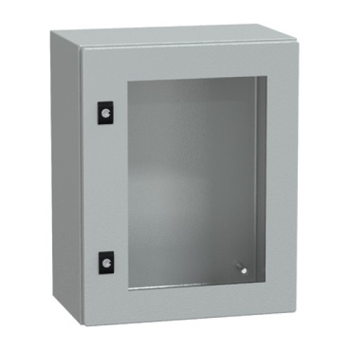 Spacial CRN tspt door wo mount.plate. H500xW400xD250 IP66 IK08 RAL7035..
