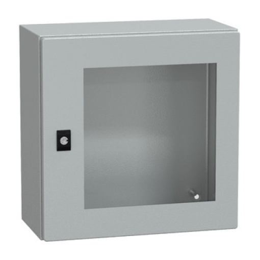 Spacial CRN tspt door wo mount.plate. H400xW400xD200 IP66 IK08 RAL7035..