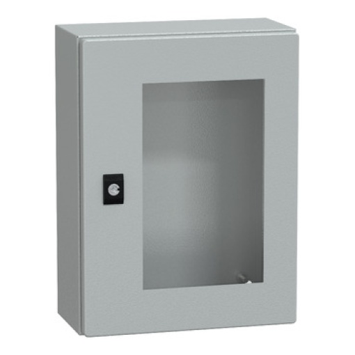 Spacial CRN tspt door wo mount.plate. H400xW300xD150 IP66 IK08 RAL7035..