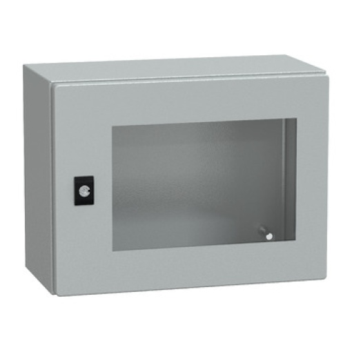 Spacial CRN tspt door wo mount.plate. H300xW400xD200 IP66 IK08 RAL7035..
