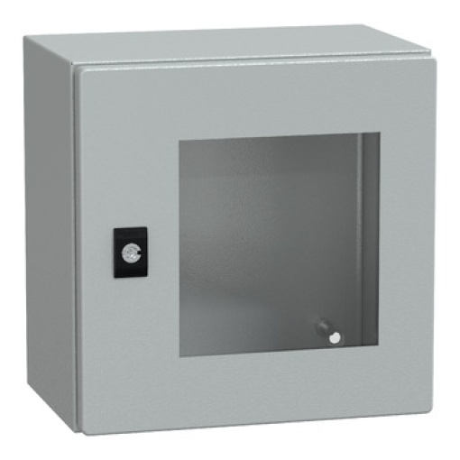 Spacial CRN tspt door wo mount.plate. H300xW300xD200 IP66 IK08 RAL7035..
