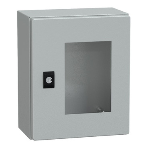 Spacial CRN tspt door wo mount.plate. H300xW250xD150 IP66 IK10 RAL7035..