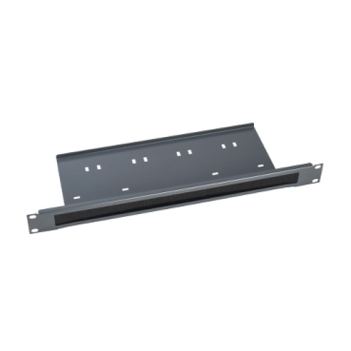 Actassi - 19" front panel 1U with brush gasket - RAL7035