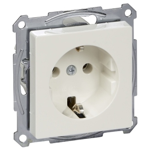 M-Elegance - Tomada 2PT - 16A - Branco brilhante
