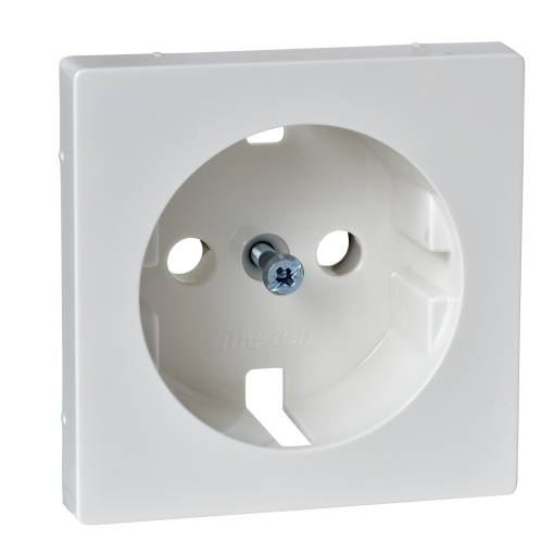 M-Elegance - Centro de tomada 2PT - Branco brilhante