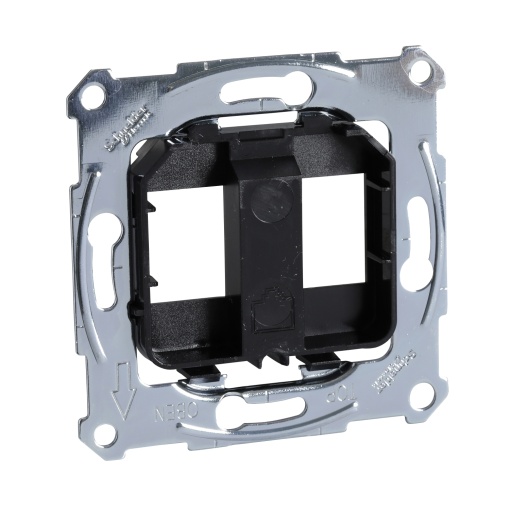 M-Elegance - Suporte para centros de tomada RJ45 para ligadores - Alumínio