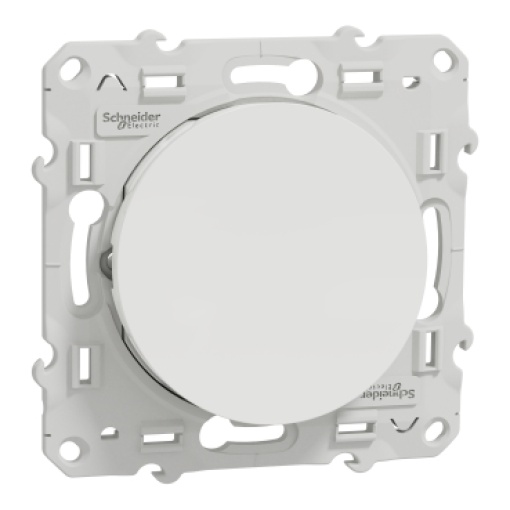 Odace - Botão de pressão - 10A - Branco