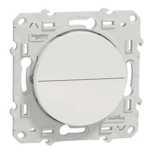 Odace - Interruptor de estores - 6A - Branco