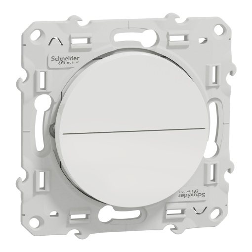 Odace - Interruptor de estores - 6A - Branco