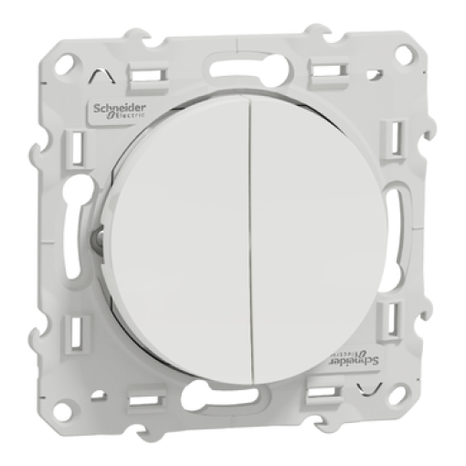 Odace - Interruptor de estores com automatismo - 10A - Branco