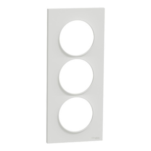 Odace Styl - Quadro vertical 3 elementos - Branco
