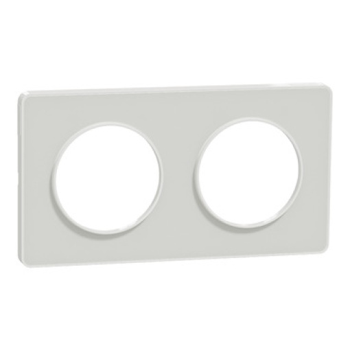 Odace Touch - Quadro vert.horiz. 2 elementos - Branco translúcidoBranco