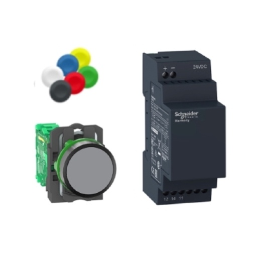 Kit 22mm xb5r recetor não procim amavel  24vdc