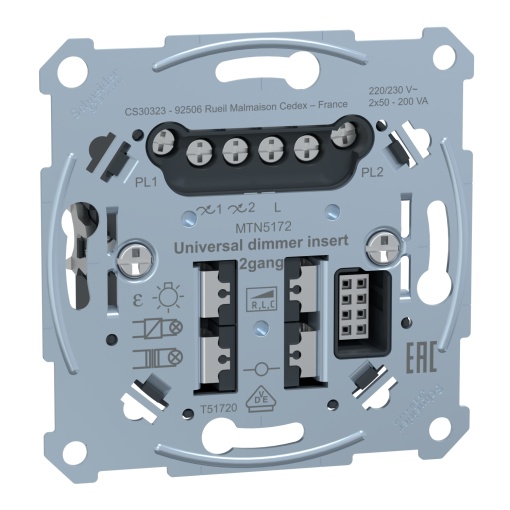 Regulador de luz universal duplo