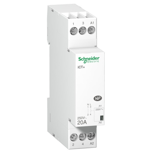 iCT - Contactor 20A 1P Uc 230VCA