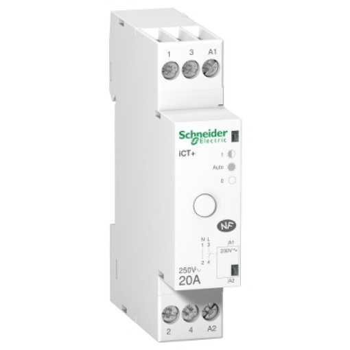 iCT - Contactor HC 20A 1P Uc 230VCA
