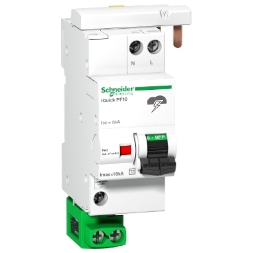 Descarregador de sobretensões Quick PF 10kA 1PN